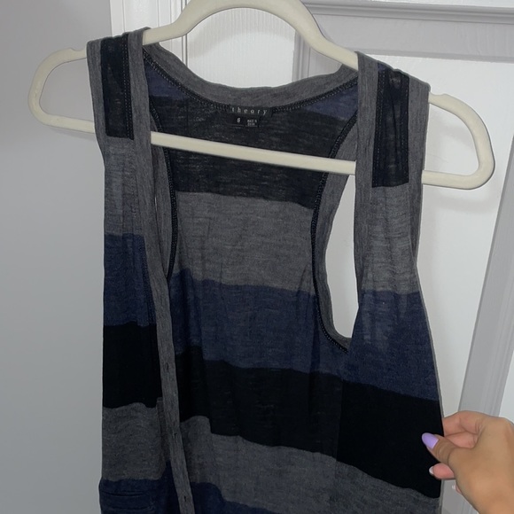 Theory sleeveless cardigan - Picture 2 of 3